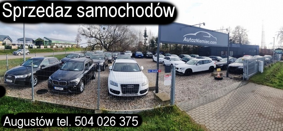 Sprzedaż używanych samochodów Augustów auto komis mkmobile autazniemiec.com